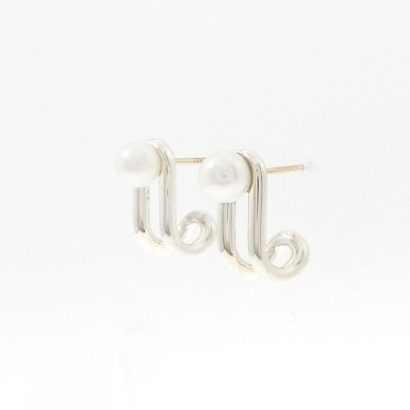 Tiffany & Co Hardware Hinge Earrings 5.1mm (0.20in) - Picture 2 of 4